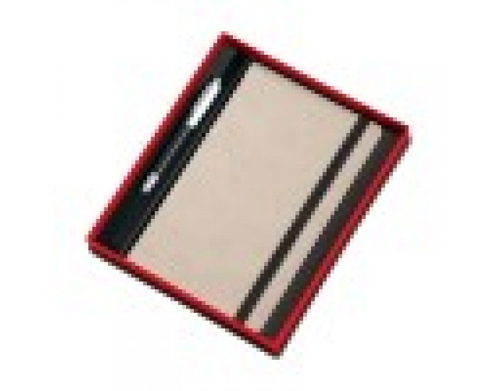 Gipta Тефтер, 13 x 21 cm, с химикалка Master Set, в кутия