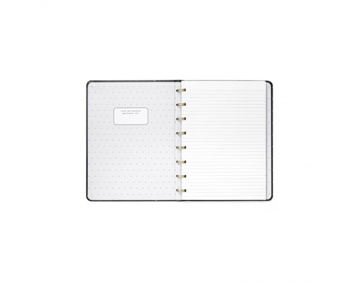 Filofax Тефтер Moonlight, A5, черен