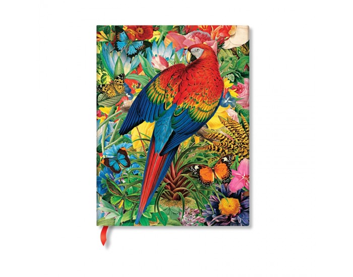 Paperblanks Тефтер Garden, Ultra, широки редове, твърда корица, 72 листа