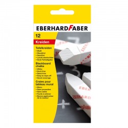 Eberhard Faber Тебешир, бял, 12 броя - Papetărie