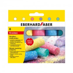 Eberhard Faber Тебешир, блестящ, 6 цвята - Papetărie