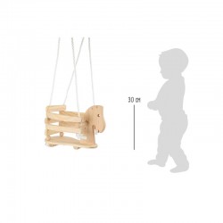 Small Foot Люлка Пони, дървена, детска, 45 х 27 х 30 cm - Articole sportive