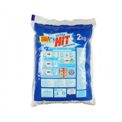 Ultra Hit Перилен препарат, прах, универсален, за бяло и цветно пране, 2 kg - Curățenie și dezinfecție
