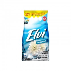Elvi Перилен препарат, прах, за бяло пране, кристална свежест, 2 kg - Curățenie și dezinfecție