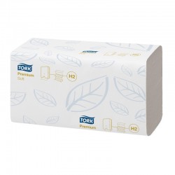 Tork Кърпи за ръце Xpress H2, двупластови, целулозни, 150 къса, 21 броя - Curățenie și dezinfecție