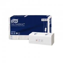 Tork Кърпи за ръце Peakserve H5, еднопластови, 410 къса, 12 броя - Curățenie și dezinfecție
