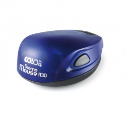 Colop Печат Stamp Mouse R 30, джобен, кръгъл, 30 mm, цвят индиго - Papetărie