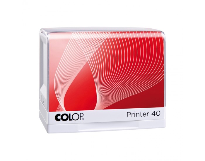 Colop Печат Printer 40, правоъгълен, 23 x 59 mm, син