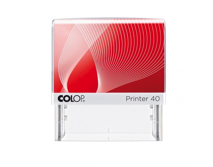 Colop Печат Printer 40, правоъгълен, 23 x 59 mm, син