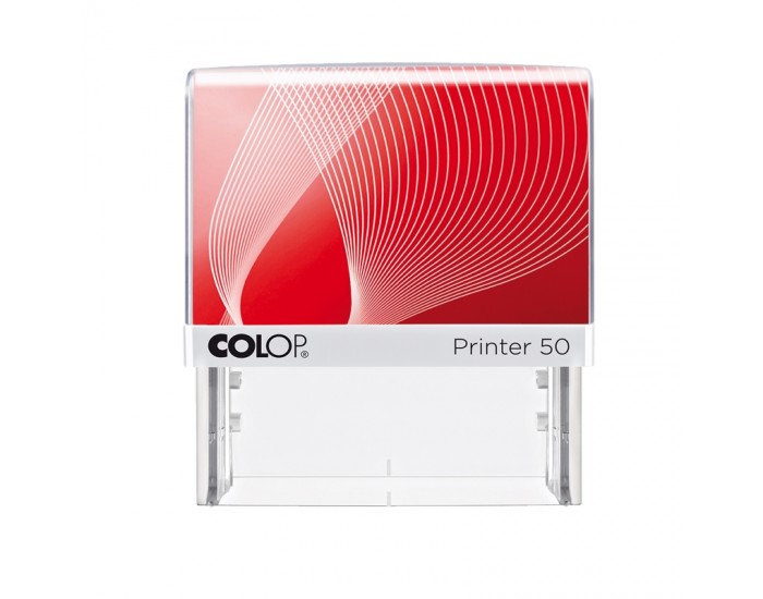 Colop Печат Printer 50, правоъгълен, 30 x 69 mm, син