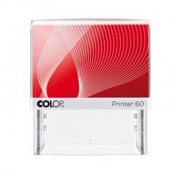 Colop Печат Printer 60, правоъгълен, 37 x 76 mm, син - Papetărie