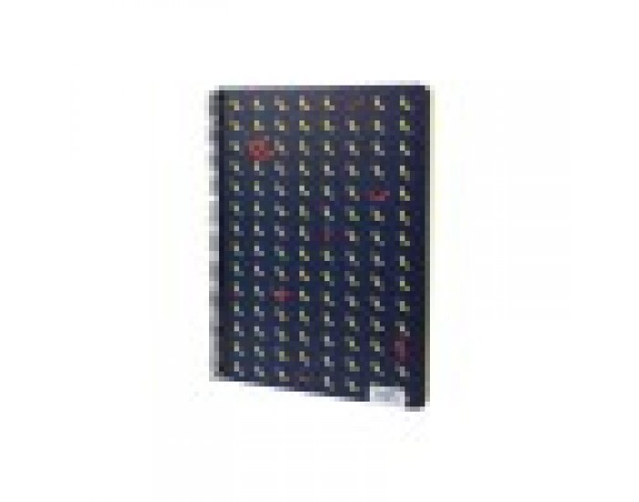 Colori Caiet, A4, rânduri late, 2 teme, ofset hârtie, spirală, copertă cartonată, 100 foi