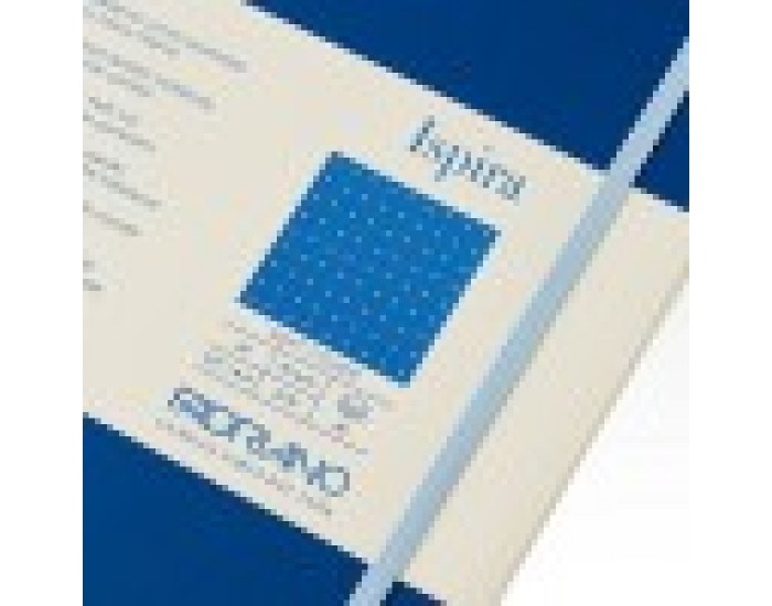 Fabriano Тетрадка Ispira, A5, на точки, шита, мека корица, 96 листа, синя