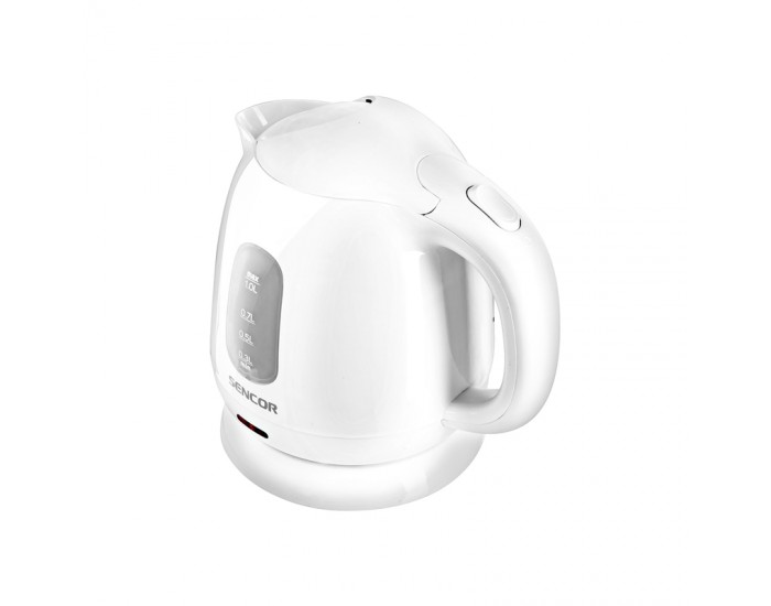 Sencor Електрическа кана за вода SWK 1010WH, бяла, 1 L