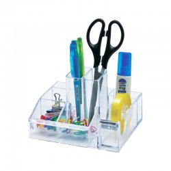 KEJEA Органайзер за бюро K-099, пластмасов, прозрачен - Accesorii de birou