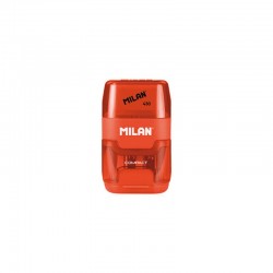 Milan Острилка Compact, двойна, с гума, цвят асорти - Papetărie