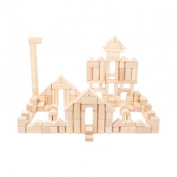 Small Foot Конструктор, дървен, в текстилна торба, 200 части - Puzzle-uri și jocuri