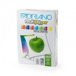 Fabriano Копирен картон Multipaper, A4, 160 g/m2, гланц, 250 листа - Papetărie