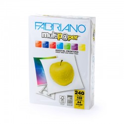 Fabriano Копирен картон Multipaper, A4, 240 g/m2, гланц, 150 листа - Papetărie