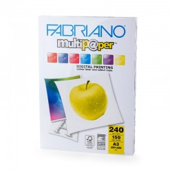 Fabriano Копирен картон Multipaper, A3, 240 g/m2, гланц, 150 листа - Papetărie