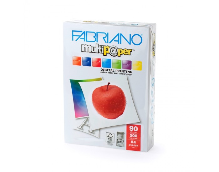 Fabriano Копирна хартия Multipaper, A4, 90 g/m2, гланц, 500 листа