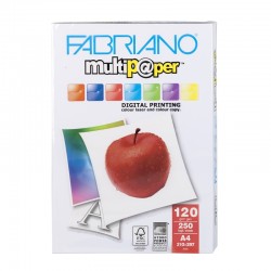Fabriano Копирна хартия Multipaper, A4, 120 g/m2, гланц, 250 листа - Papetărie