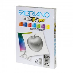Fabriano Копирен картон Multipaper, A3, 300 g/m2, гланц, 125 листа - Papetărie