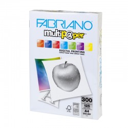 Fabriano Копирен картон Multipaper, A4, 300 g/m2, гланц, 125 листа - Papetărie