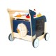Small Foot Проходилка с активности, дървена, 42 х 39 х 42 cm