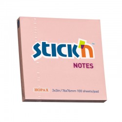 Stick'n Самозалепващи листчета, 76 x 76 mm, пастелни, розови, 100 листа - Benzi autoadezive și folie