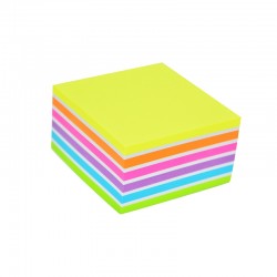 Stick'n Самозалепващи листчета Rainbow, 76 x 76 mm, неонови, 400 листа - Benzi autoadezive și folie