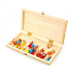 Small Foot Игра Не се сърди, човече, с животни, дървено - Puzzle-uri și jocuri