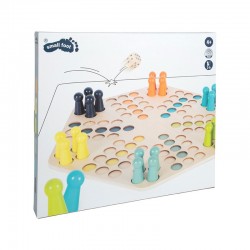 Small Foot Игра Не се сърди, човече, XXL, дървено, за шестима играчи - Small Foot
