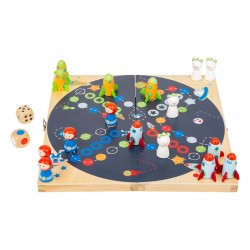 Small Foot Игра Не се сърди, човече - Космос, дървено - Small Foot