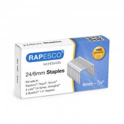 Rapesco Телчета за телбод, размер 24/6 mm, 1000 броя - Accesorii de birou