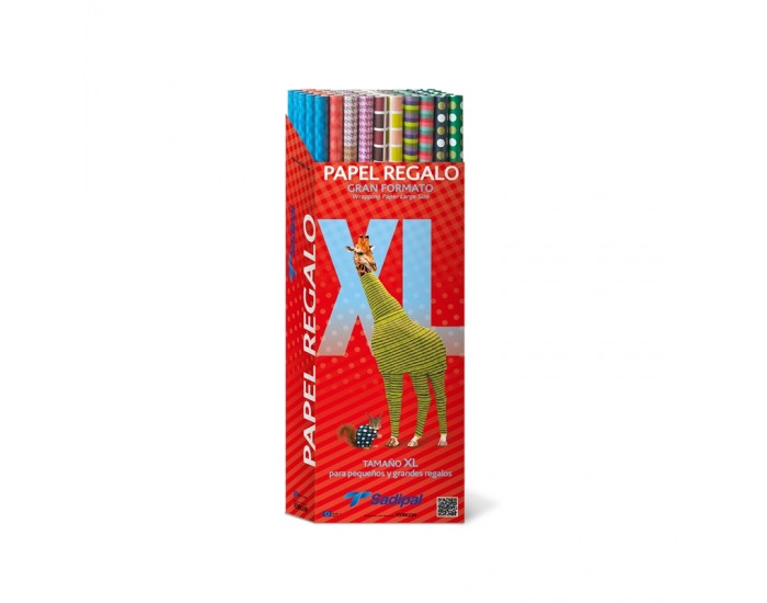 Fabriano Опаковъчна хартия Ribbed Craft XL, 50 g/m2, 1 х 2 m, асорти