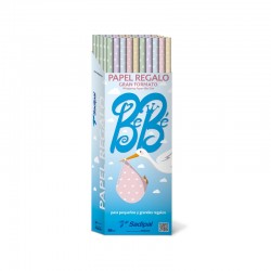 Fabriano Опаковъчна хартия Ribbed Craft BB, 50 g/m2, 1 х 2 m, асорти - Papetărie