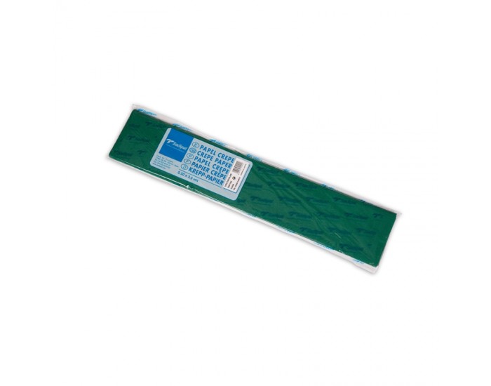 Fabriano Креп хартия, 40 g/m2, 0.50 х 2.5 m, тъмнозелена