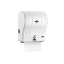 Rulopak Диспенсър за хартиени ролки, със сензор, 21 cm, бял - Curățenie și dezinfecție