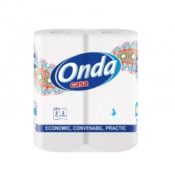 Onda Кухненска ролка Casa, целулозна, двупласова, 2 броя - Curățenie și dezinfecție