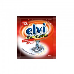 Elvi Препарат за отпушване на канали Canalino, за топла вода, гранули, 60 g - Curățenie și dezinfecție