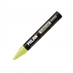 Milan Маркер Fluoglass, скосен, изтриваем, жълт - Markere și carioci