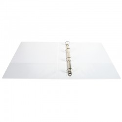 Exacompta Папка Kreacover, А4, с 4 ринга, 3 джоба, PP, 47 mm, бяла - Papetărie