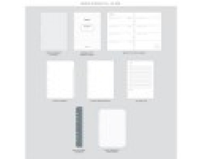 Filofax Органайзер Moonlight, A5, бял