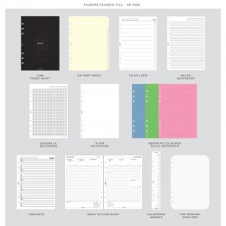 Filofax Органайзер Metropol, A5, черен - Filofax