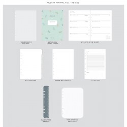 Filofax Органайзер Botanical, A5, син - Filofax