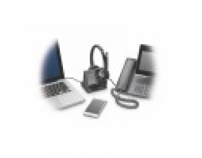 Plantronics Слушалки Savi W8220, 3 в 1, стерео, черни