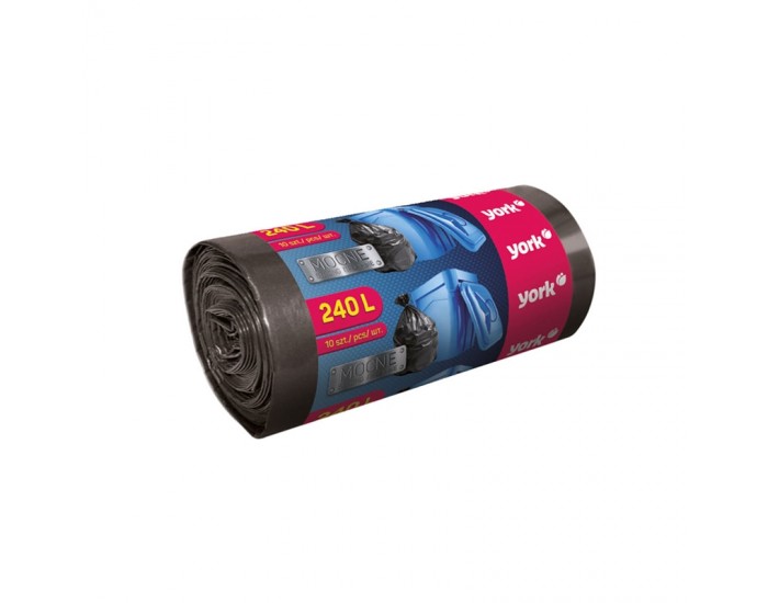 York Торби за смет Strong, 240 L, 10 броя
