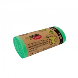 York Торби за смет Eco Natural, с връзка, 35 L, 15 броя - Curățenie și dezinfecție