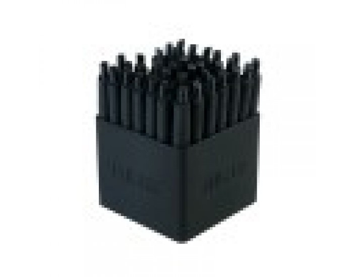 Milan Химикалка P1 Touch, автоматична, мини, черна, 40 броя, опаковка 36